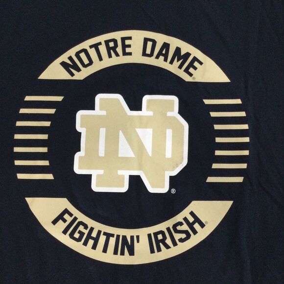 Colosseum T-Shirt Men’s Size Large Color Navy Norte Dame Fightin’ Irish Graphic - Picture 5 of 10